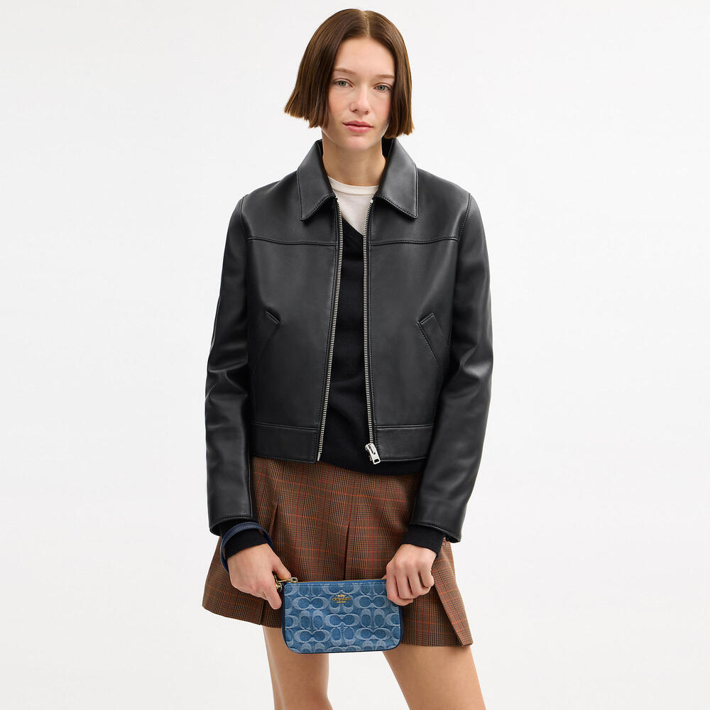 New Coach Nolita 19 In Signature Denim purse AUTHENTIC in original packaging